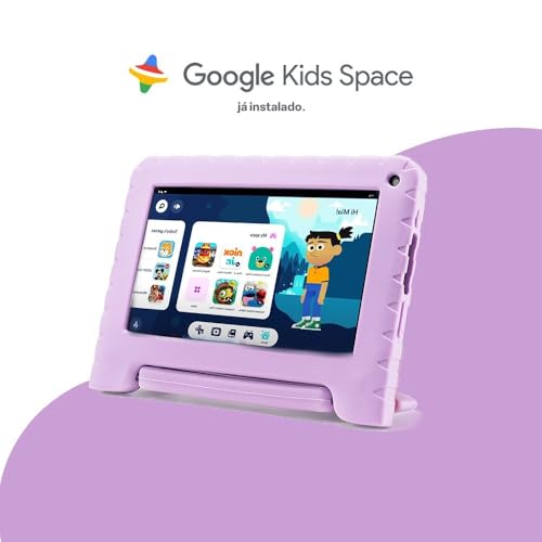 Tablet Infantil Frozen II com Controle Parental 4GB RAM + 64GB + Tela 7 pol + Case + Wi-fi + Android 13 + Quad Core Multi - NB416 - Imagem 10