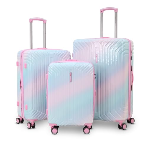 Image of The Wonder Luggage Trolley Bags Set of 3 | 360 Disc Spinner Wheels | Polycarbonate Expandable Suitcase, Lightweight Durable Hard Shell, TSA Type Lock, 360 Disc Spinner Wheels