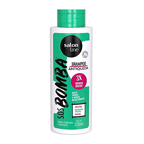 KIT S.O.S BOMBA SH+COND ANTIQUEDA 200ML, Salon Line, Branco