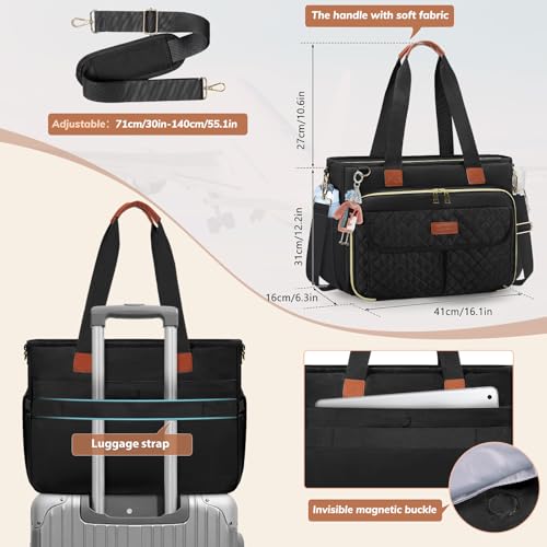 RAINSMORE Tote with Padded Handles