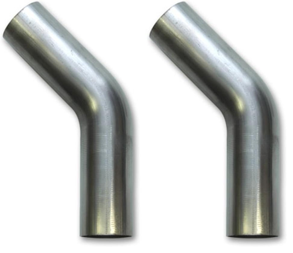 Image of Vibrant Performance VIB13100 Vibrant (13100) 45 T304 Stainless Steel Mandrel Bend Tube (Pack of 2)