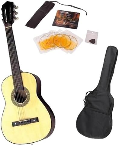 Amazon.com: burswood 30-Inch Student Guitarra Paquete completo : Juguetes y  Juegos