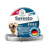 Elanco Seresto® Halsband für große Hunde ab 8 kg: 7 bis 8 Monate wirksamer Schutz gegen Zecken und Flöhe, Länge 70 cm, 4,50 g + 2,03 g