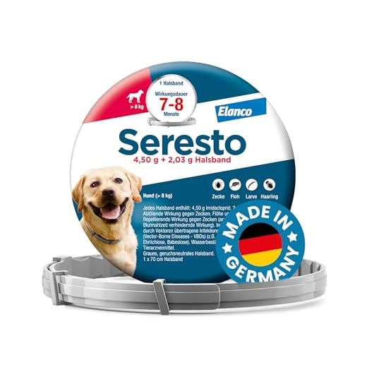 SERESTO 4,50g + 2,03g Halsband für Hunde ab 8kg