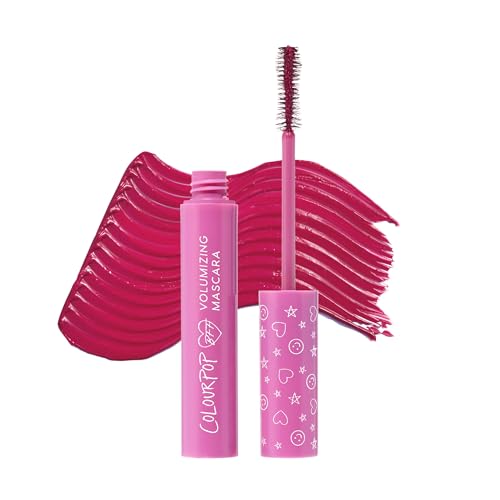 ColourPop BFF Mascara - Volumizing Lifting & Lengthening Mascara - Buildable Black Mascara with a Twisted Nylon Fiber Brush - Cruelty Free Eye Makeup - Pink Inc (.24 fl oz)