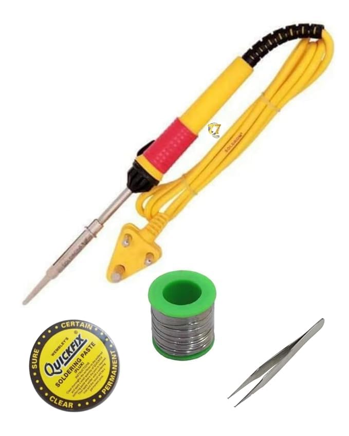 SP Electron 25 Watt Soldering Iron Starter kit with Soldering Paste, Solder Wire and Tweeser Cmbo (B0CNRDW9G9) Amazon Price History, Amazon Price Tracker