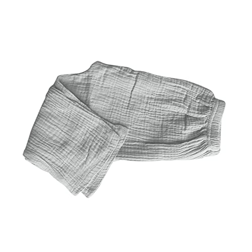 Toddler Baby Boys Cotton Linen Solid Color Pants Casual Ankle Pants Loose Long Blo𝐨mers Linen Pants Baby Boy2