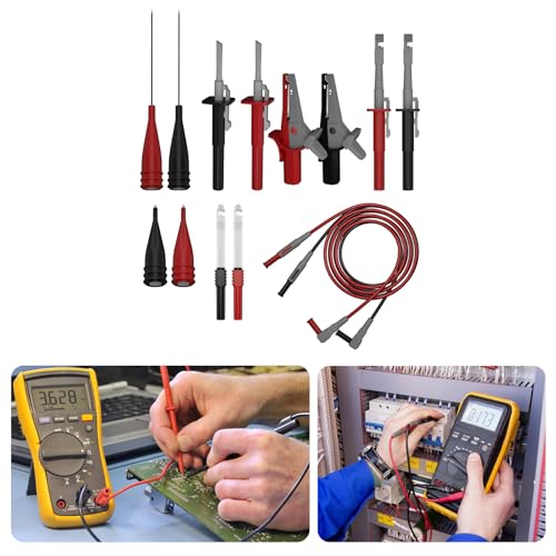 Multimètre numérique JT0090 kit de test avec sondes de câble et clip