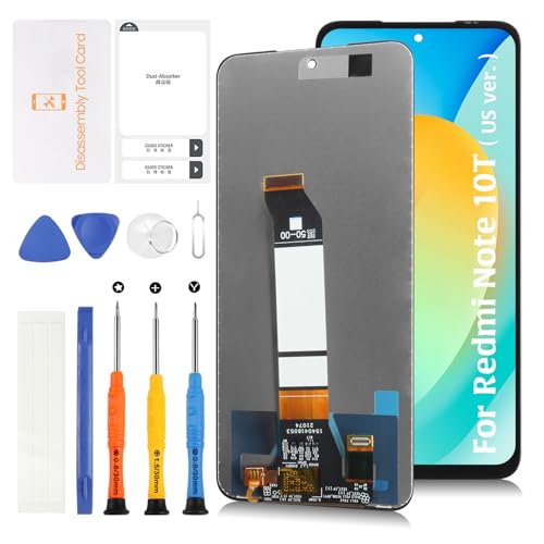 SRJTEK For Xiaomi Redmi Note 10TuAJł̂݁vtplʌCp yIWiOEMzVI~ Redmi Note 10T M2103K19I M2103K19Y ^b`plZbg6.5C` LCDfBXv