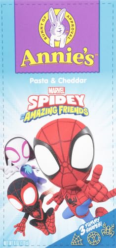 Miniatura 3 de Annie's Marvel Spidey and His Amazing Friends Macarrones y queso, pasta y queso cheddar, 6 onzas