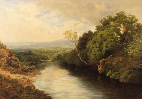 Cuadro Isaac Levitan Morada tranquila, pintura al óleo impresa de 60x90cm para decorar el hogar