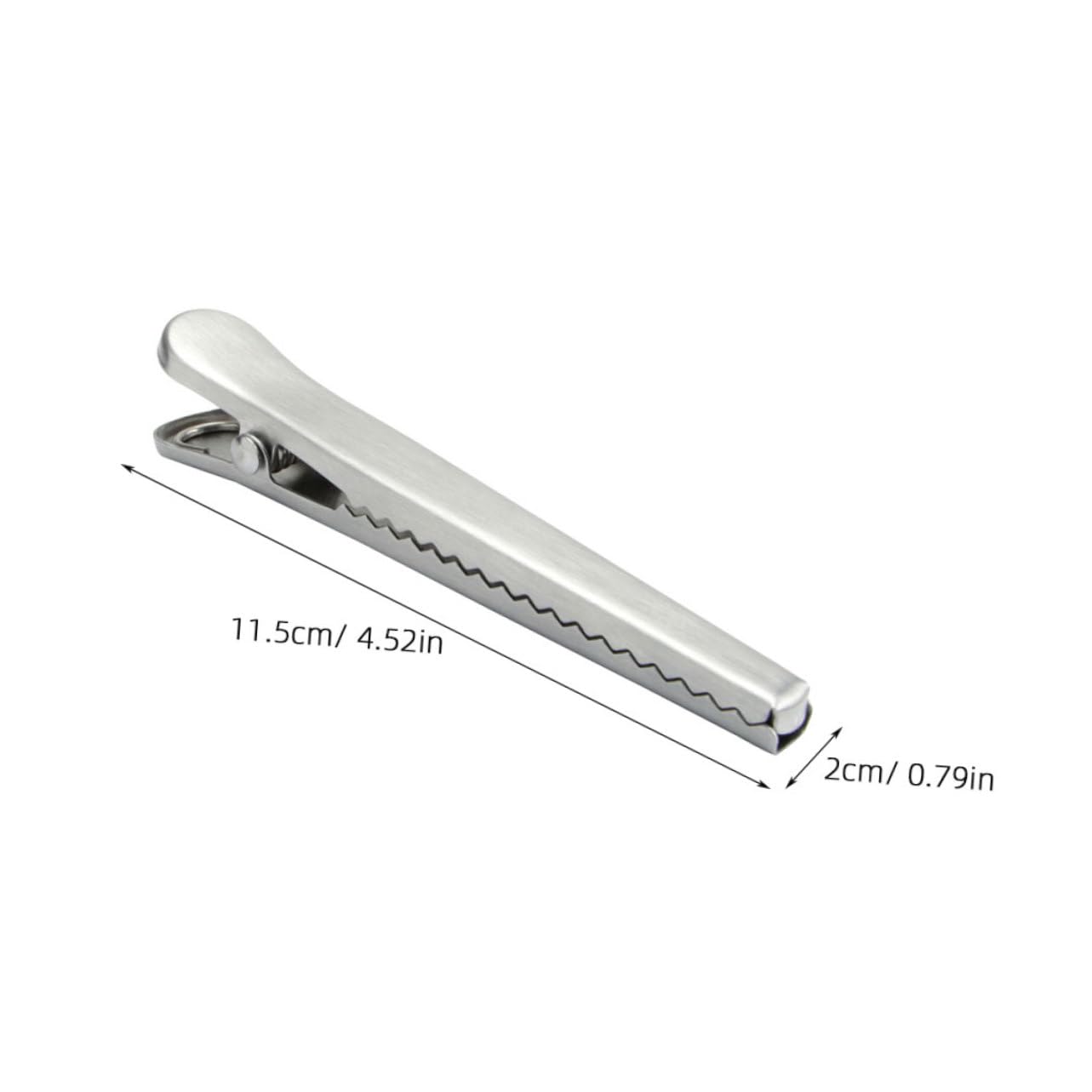 OUNONA 1 PC Seal Clip Food Bag Clip Clamp Bag Sealer Sealing Clip Vacuum Airtight Chip Clips Bag Clips Food Clips Freezer Storage Dish Silver