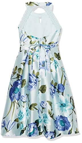 Speechless Girls' Sleeveless Halter Neck Mikado Dress2