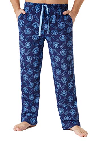 Manchester City FC Mens Pyjamas Comfy Nightwear Pyjama Bottoms Men Teenagers Lounge Wear Cotton PJs Man City Gifts for Men