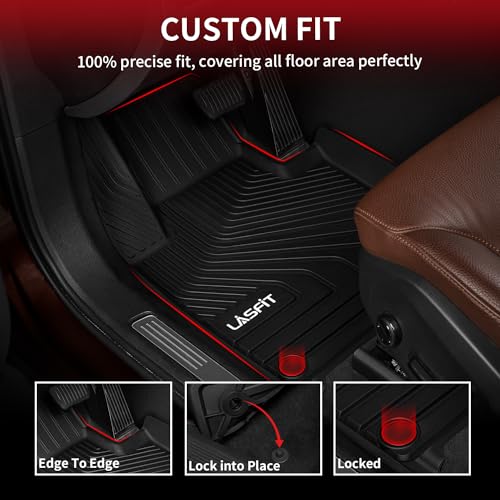 Image of LASFIT Floor Mats for Volvo XC60 2018-2026 Gas 5-Seat Only, with Cargo Mat