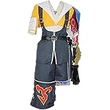 ECMRAD Customized Anime Cosplay Costume FF10 Tidus Cosplay Costume Cosplay Halloween Costume (Male, XL)