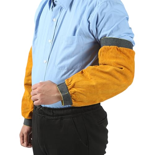 [Grandi regali dei saldatori] che forniscono protezione a tutto tondo per le braccia, la manica da lavoro di saldatura è un regalo per saldatori e lavoratori, un must per la saldatura elettrica.