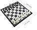 QuadPro Magnetic Travel Chess Set 9.84 Inches with Folding Chess Board Educational Toys for Kids and Adults, 2 Players