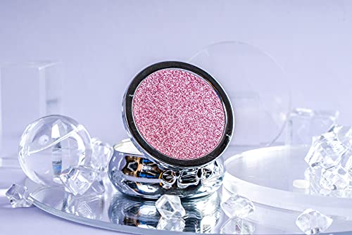 Pill Box - Lizimandu 3 Compartment Medicine Pill Case,Portable Medicine Tablet Vitamin Holder Organizer For Purse Pocket Travel Gift(1 Pack,1-Flash Pink Leather) #TOP5