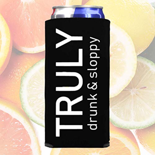 Capital City Commerce Can Cooler - Truly Drunk & Sloppy Funny Can Cooler thumb #2