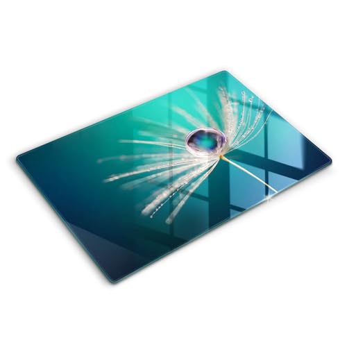 Planche à découper induction Wallfluent de qualité supérieure panneau en verre 80x52cm - 2