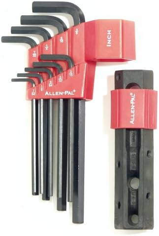 Allen-Pal 15214 9 Piece 3/8-Inch to 7/64-Inch Hex Key Assortment with Handle