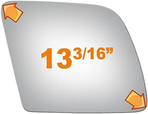 Burco 2741 Passenger Side Replacement Mirror Glass for 1996-2002 FORD E SUPER DUTY, 1992-2007 E-150, E-250, E-350, E-450