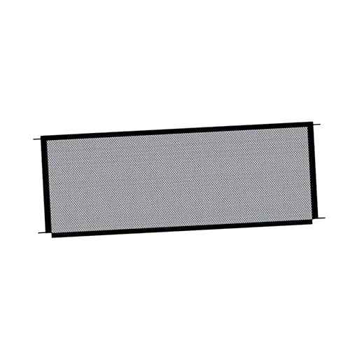 VANZACK 1Pc Mesh Safety Pet Gate Durable Separation Net for Dogs Cats Easy Assembly for Indoor Outdoor Use Breathable Design Portable Pet Barrier Black