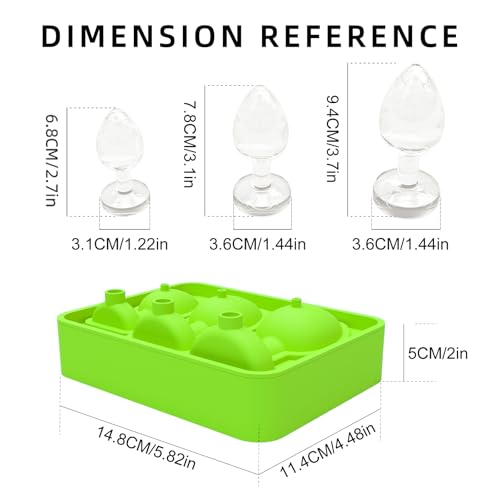Molde Grande de Silicona para Cubos de Hielo miniatura 4