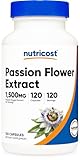 Nutricost Passion Flower Extract 120 Capsules for 120 Servings Per Bottle - Gluten Free, Non-GMO, and Vegetarian Friendly