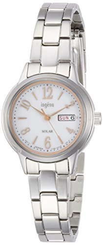 腕時計 アンジェーヌ ソーラー AHJD102 レディース シルバー
