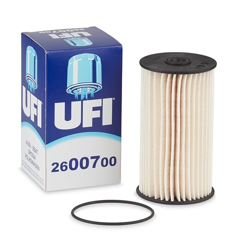 UFI Filters, Filtre Diesel 26.007.00, Filtre à Carburant de Remplacement, Adapté aux Voitures, Applicable sur Divers Modèles tels que Audi, Hako, Seat,...