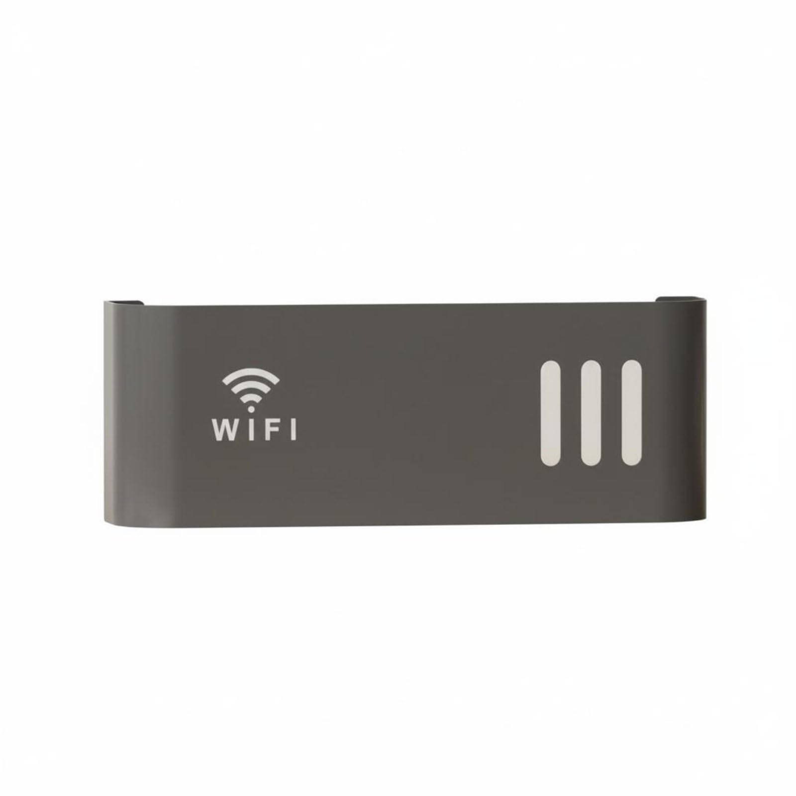 Drill-No-Drill Installation WiFi Router Storage Box Space-Saving Router Storage Box Multi-Functional Easy Assembly, Grey New 3-Hole WiFi|Consumer Electronics | TV, Video & Home Audio | TV-image-24