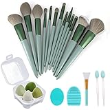 Makeup Brushes 22 Pcs Makeup Kit,Foundation Brush Eyeshadow Brush Make up Brushes Set (Green, 22 Piece Set Large)