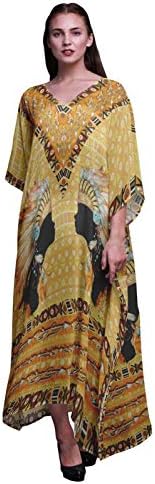 Phagun القبلية الأفريقية مقاس قفطان الصيفي في شاطئ التغطية كيمونو قفطان