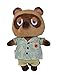 Simba 109231001 - Animal Crossing Tom Nook, 25cm Plüschtier, New Horizons, Nintendo, Plüschfigur für Kinder ab den ersten Lebensmonaten