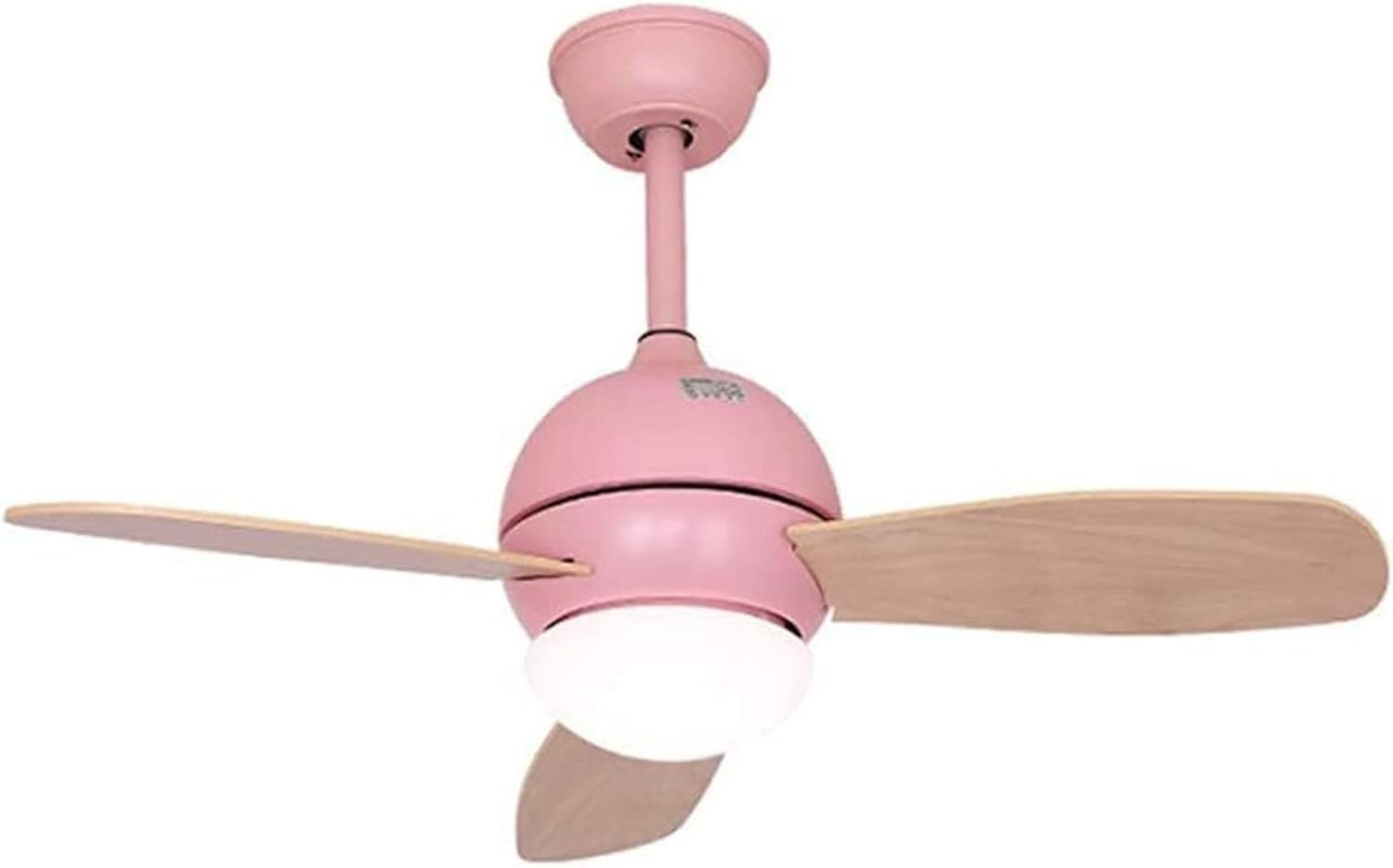 HXYSXHJUO Ceiling Fan Light Simple Led Lamp with Remote 36 Inch Pendant Bedroom Dining Home Decoration(Color:Pink)