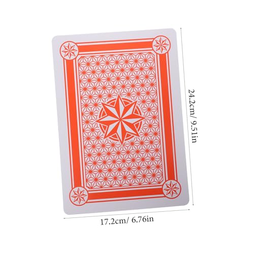 Abaodam 8X Riesen Pokerkarten Große Spielkarten Für Partyspiele Trickkarten Set Mit Gutem Handgefühl Kunststoff Perfekt Fürs Camping – Bild 3