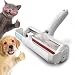 DELOMO Pet Hair Remover Roller - Dog & Cat Fur Remover with Self-Cleaning Base - Efficient Animal Hair Removal Tool - Perfect for Furniture, Couch, Carpet, Car Seat