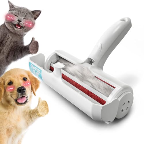 DELOMO Pet Hair Remover Roller: Reusable Lint Roller with Large...