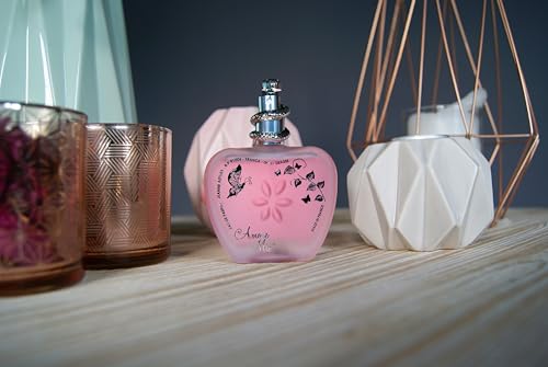 JEANNE ARTHES - Zestaw upominkowy dla kobiet - Amore Mio - Woda perfumowana 100 ml + mleko do ciała 200 ml - Zapach piżmo Tonka - Wyprodukowano i zapakowane we Francji w Grasse
