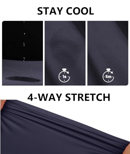 Image of ZITY Men's Golf Short Sleeve Moisture Wicking Polos with Print Patterns