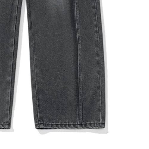 qcdyrxf Mens Baggy Jeans Y2k Wide Leg Loose Fit Jeans Streetwear Denim Washed Hip Hop Pants