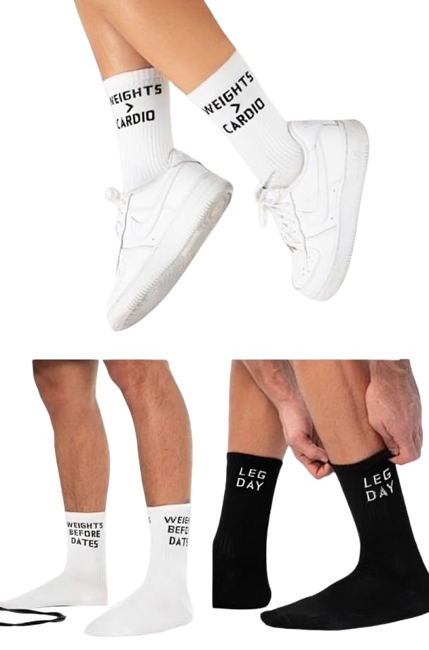 Hi-Tech Performance Athletic Men And Women Crew Socks For Gym And Sports Pack of 3-image-27