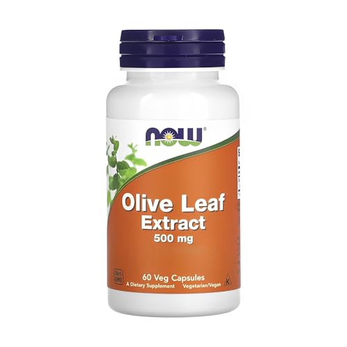 NOW Foods Extrato Folha de Olive 500mg 60 Cáps Importado