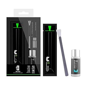VSGO VS-S01E Professional Camera Cleaning Kit Micro Four Thirds 4/3 Sensor Cleaning Swabs 6pcs 12mm and 10ml Cleaner Compatible for Mirrorless MILC and ILDC Cameras