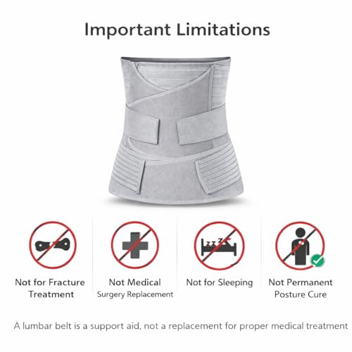 Image of 3-in-1 Postpartum Belt for Women - Post Pregnancy Belly Binder, Waist & Pelvic Support - C Section Recovery, Tummy Tightening, Back Pain Relief - Adjustable Fit - (Grey-M)