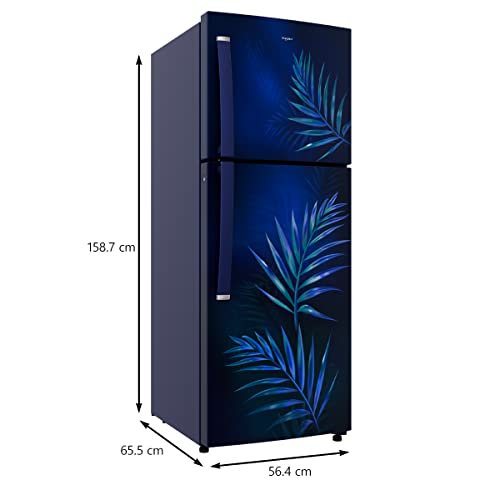 Image of Whirlpool 235L 2 Star IntelliFresh Inverter Frost-Free Double Door Refrigerator Appliance (IF INV ELT 278LH Sapphire Palm(2S)-TL)