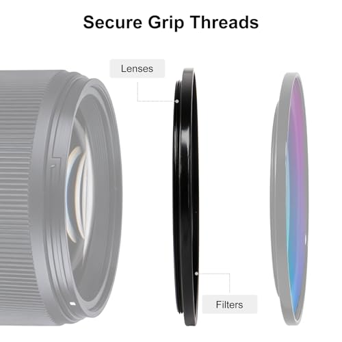 Camkix Anillo Adaptador Step-Up de 67 mm a 82 mm (2 piezas) – Para filtros ND, CPL y UV – Accesorio para lentes de cámara miniatura 2