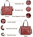 17-inch Large Leather Tote Bag for Women Genuine Brown Leather Laptop Bag with Zipper Professional Briefcase, Computer Tote for Work, Business, Travel, & Daily Use